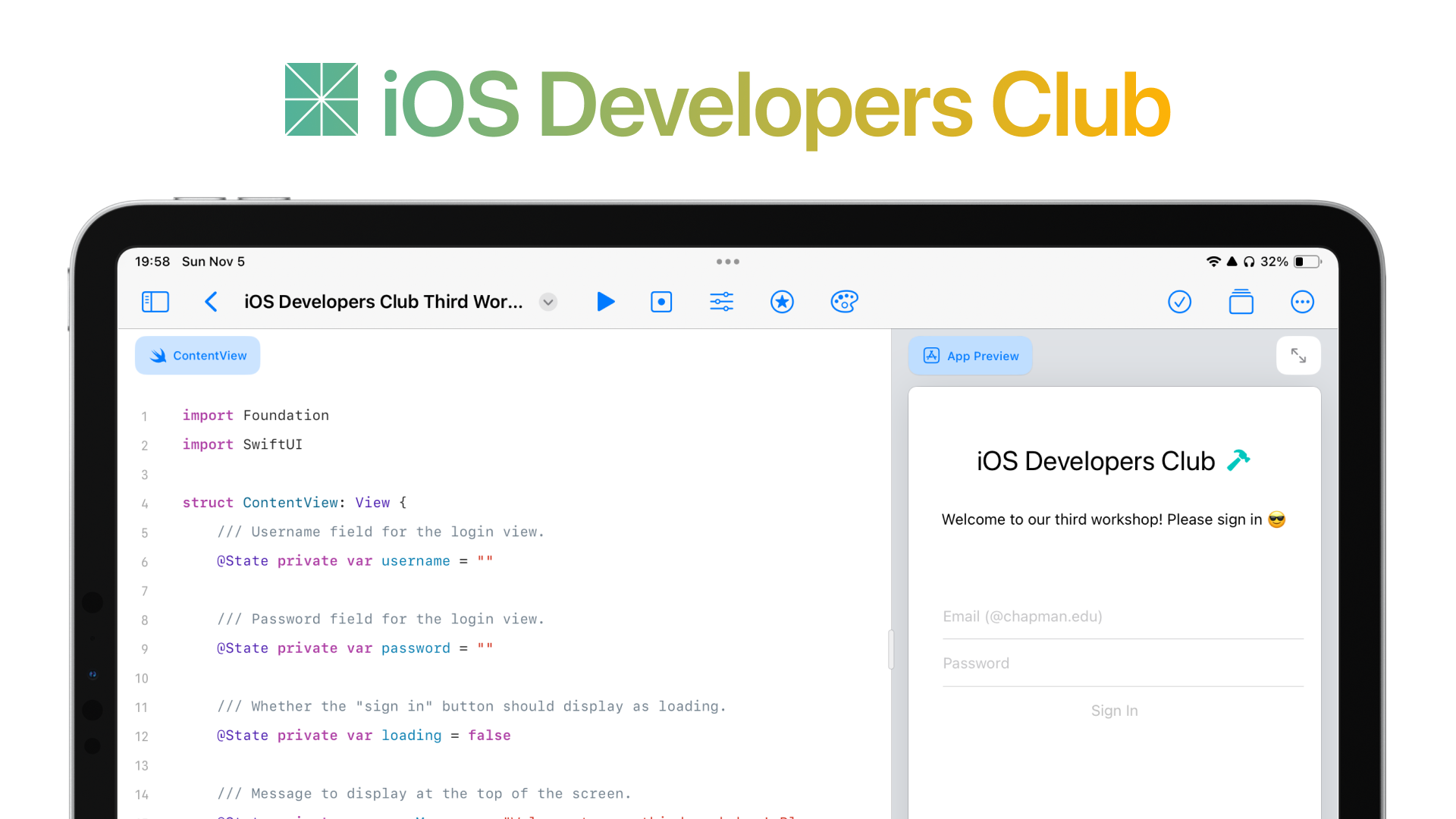 Preview image for iOS Developers Club